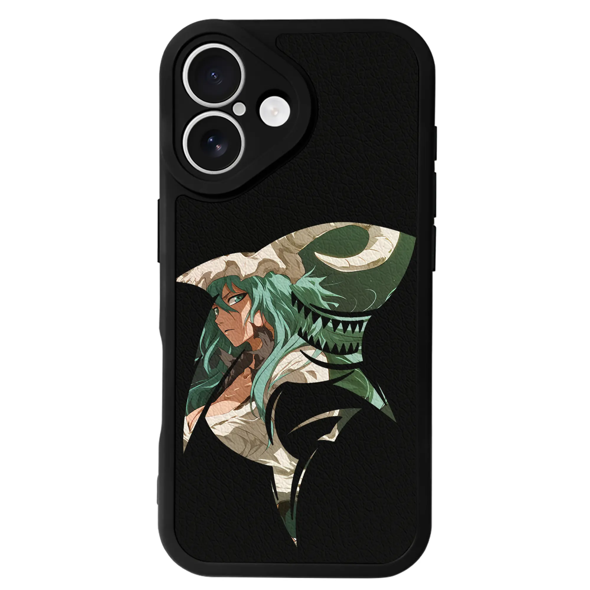 ブリーチ グッズ ネリエル・トゥ・オーデルシュヴァンク - IPhone 16シリーズ対応 ・ シリコンスマホケース ・ レザー調 ・ 高精度フィット ・ 耐衝撃 ・ ワイヤレス充電対応 ・ 精密カット